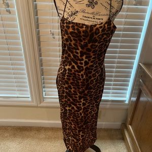 Leopard sexy dress